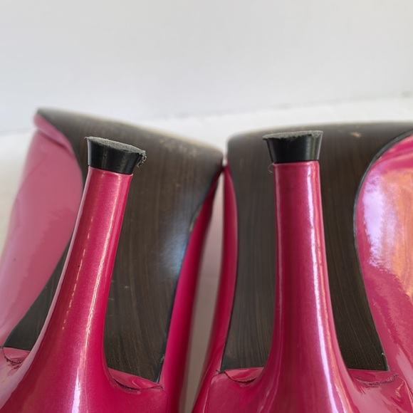 Stuart Weiztman 8.5 heels Patent Pink pumps - Picture 10 of 12